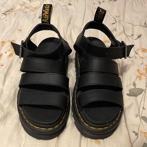 Dr Martens Blaire Black Sandals Women Size 6